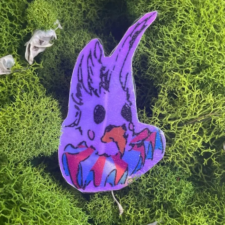 Cockatiel Jester Clown Sticker