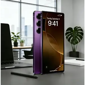 2026 New Ultra Android Smartphone, HD Display, Face & Fingerprint Unlock, Dual SIM, Type-C Charging, with Stylus Pen, Free Protective Case, High-End Gift