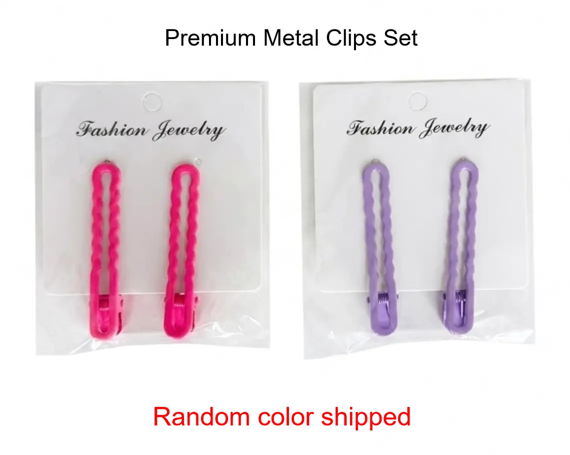 【 Not For Sale】Duckbill Clip Invisible Bang Hairpin Wavy Pattern For Fixing Hair Wigs Wear