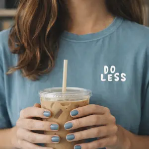 ICE BLUE DO LESS TEE