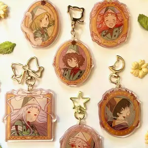 Witch Hat Atelier charms - Coco, Agott, Richeh, Tetia, Olruggio, and Qifery