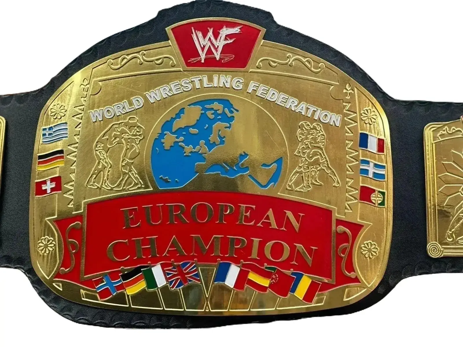EUROPEAN World Wrestling Championship belt Replica Belt Adult Size