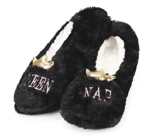Memoi Women's Nap Queen Sherpa Lined Slippers