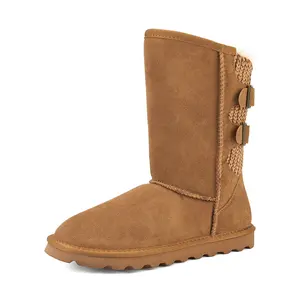 Dream Pairs FuzzyChic Buckle Winter Boots – Fur-Lined Shaft, Adjustable Strap, Anti-Slip Cold-Weather Sole Dream Pairs FuzzyChic Buckle Winter Boots – Fur-Lined Shaft, Adjustable Strap, Anti-Slip Cold-Weather Sole