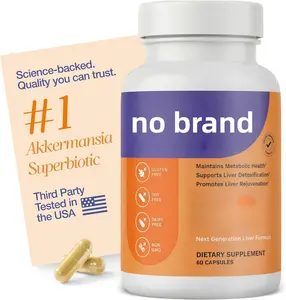 Probiotic Liver Cleanse Detox & Repair - Liver Health Supplement for Energy, Digestion & Metabolism with Muciniphila (Superbiotics), Non-GMO, Gluten-Free, 60 Caps