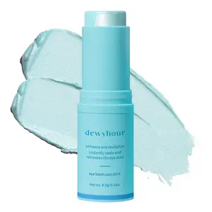 dewyhour Eye Balm for Dark Circles:Cool Eye Stick Reduce dullness & Puffiness, Hydrating Balm for Eye Bags Skin Care