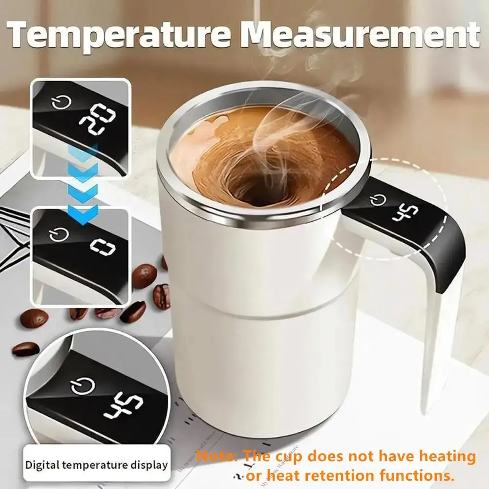 Self-Stirring Coffee Cup, Electric Automatic Stirrer, Suitable for Coffee  and Protein Shakes, Rechargeable, 13 Oz /, Office and Home Use - TikTok Shop