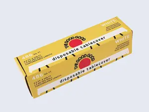 The Good Good Disposable Table Cover - Portable and Customizable for Indoor/Outdoor Use