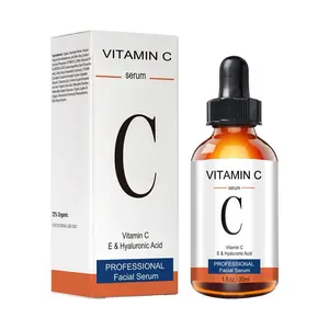 Vitamin C Face Serum with Hyaluronic Acid and Vitamin E - Skin Repair - Skincare Anti-Acne Facial Hydrating Anti-Aging Anti-Wrinkles Reduce Dark Spots 1Fl OZ.(30 ml).