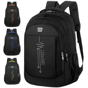 School bag, men's fashionable backpack, large capacity backpack, campus leisure travel backpack, Oxford cloth backpack, men's essential backpack for traveling