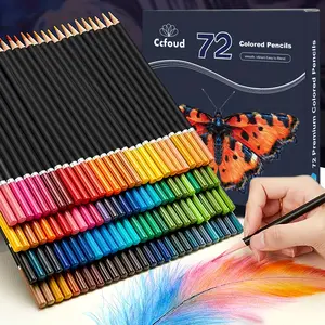 72 Count Colored Pencils for Adult Coloring Books, Soft Core,Ideal for Drawing Blending Shading,Color Pencils Set Gift for Beginners Artists