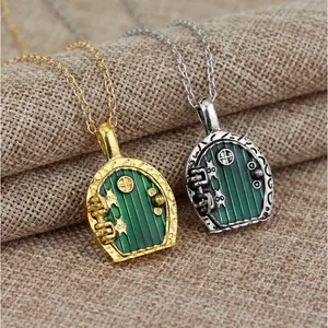 Hobbit Hole, Lord of The Rings Pendant Locket Necklace
