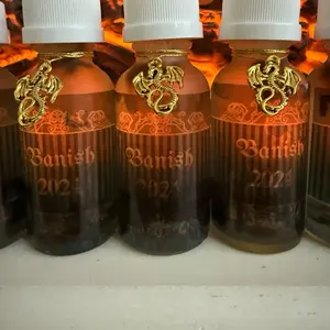 Banish Oil 2024 Year of the Dragon Essential Oil for Anointing Candles & Home Protection, Keeps Away Negativity
