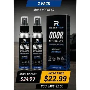 Reset Mist™ Odor Neutralizer – 2 Pack Bundle