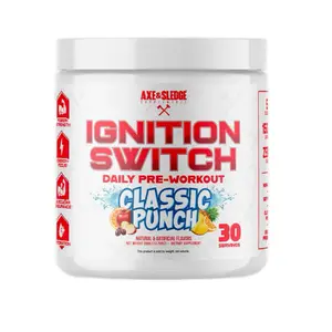 Ignition Switch by Axe & Sledge, Daily Driver Preworkout Powder
