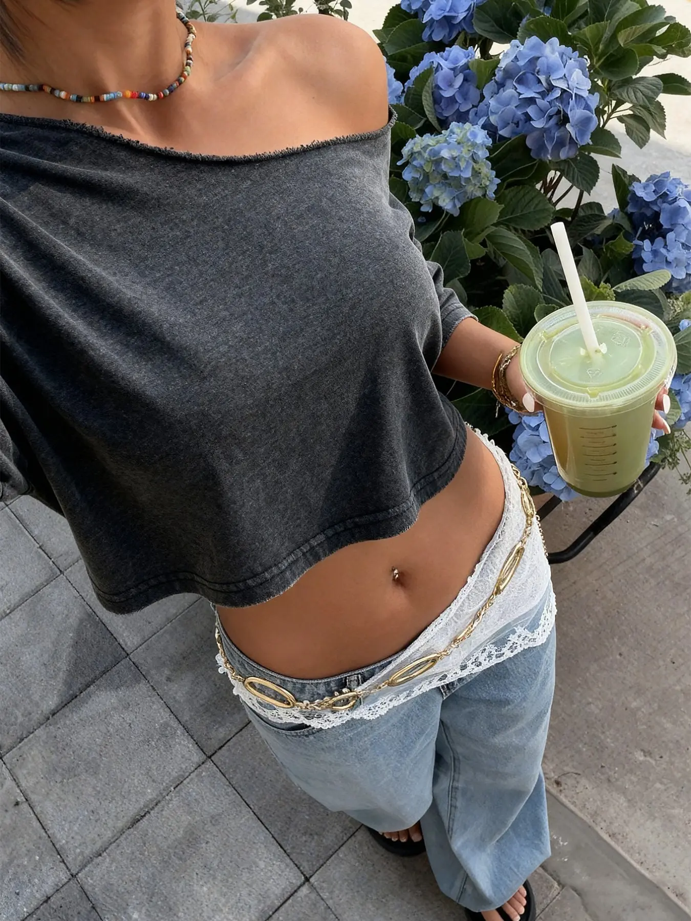Women's Asymmetrical Crop Top Short Sleeve, Summer Casual Loose Fit, Basic Plain Chic Sporty Style, Ideal for Daily Commute, Leisure, and Fitness, Womenswear