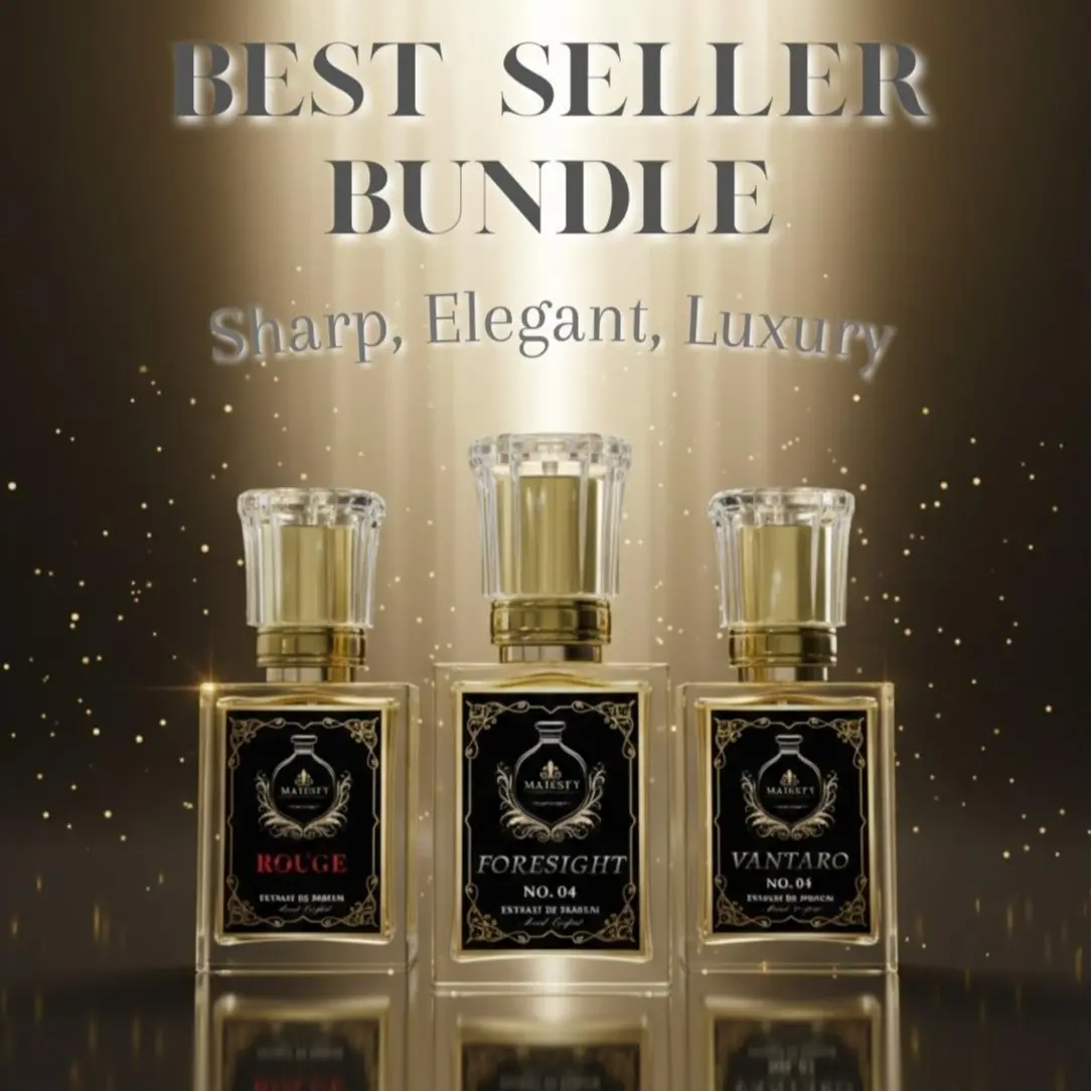 The Best Seller Bundle | Foresight, Rouge, Vantaro (with large pack) | Bundle & Save | Fragrance Parfum