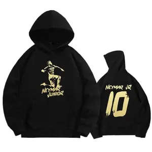 Neymar Hoodies Long Sleeve Hoodies Casual Loose Size 10 Football