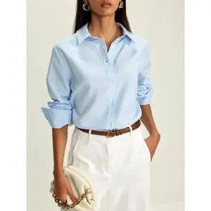 Lapel Pinstripe Versatile Shirt