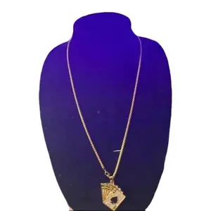 Gold Necklace Ace Cards