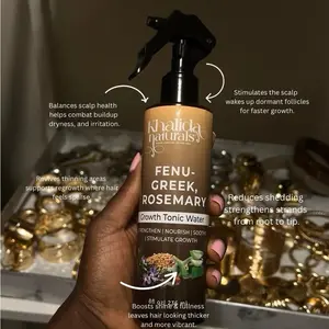 Rosemary Fenugreek Clove Hair Growth water  Tonic Scalp & hair growth water for Thinning Hair, hydration, Locs care, scalp care, hydration