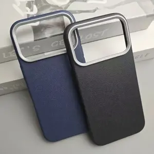 Premium Leather Texture iPhone Case, Slim Lightweight, Full Camera Protection, Shockproof Anti-Drop Anti-Scratch Soft Cover for iPhone 17 16 15 14 13 12 11 X Series