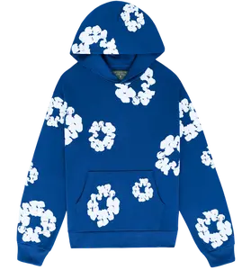 DENIM TEARS THE COTTON WREATH SWEATSHIRT ROYAL BLUE
