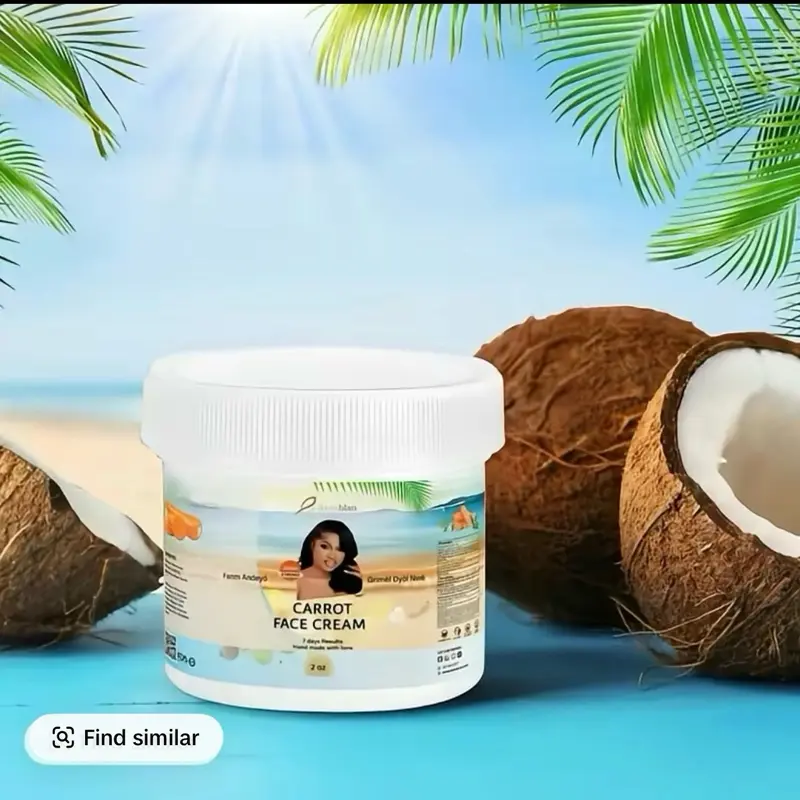 Carrot Face Cream | Daily Moisturizing Face Cream | 2 oz