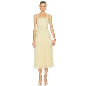 ASTR the Label Caitlin Dress in Yellow