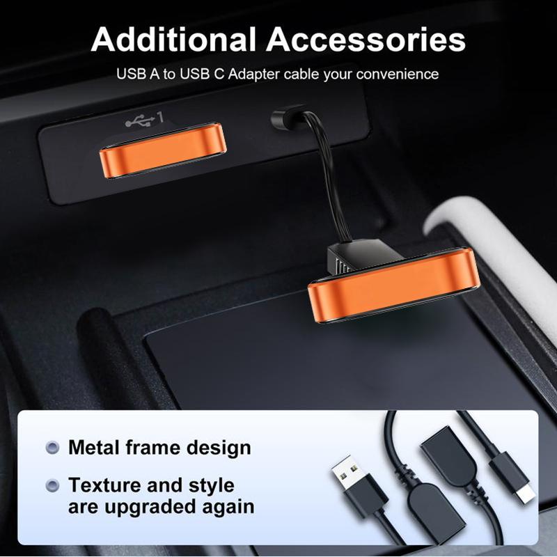 【YURNLV】X 2026 New Wireless CarPlay Converter, iPhone/Android Universal, Plug & Play, Zero Latency, Auto-Connect, Hands-Free Calling