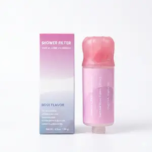Vitamin C shower filter: moisturizes skin, conditions hair, removes chlorine and impurities; safe ingredients; can be installed on fixed showerheads and handheld showers; suitable for the whole family, including babies; reduces dryness.