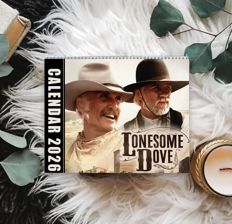 Lonesome Dove 2026 Wall Calendar, Western Cowboys Biscuits And Whores Fan Gifts, Lonesome Dove Celebrity Merchandise, Unique Holiday Gift