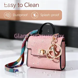 1PCS cute mini kelly bag, perfect for storing small lip balm, keys, change, and coins.Fashionable and trendy, perfect for home organization, makes a great gift for best friends, daughters, or colleagues, can be worn together! Leather Handbag Fringe Handba