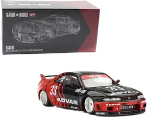 Kaido House x Mini GT 1:64 Nissan Skyline GT-R (R33) Kaido Works ADVAN Diecast Model Car Limited Edition KHMG191