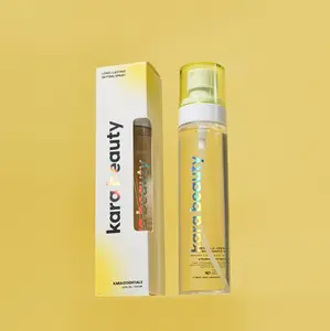 Kara Beauty Essentials Long Lasting Setting Spray - 100mL & Travel Size - Lavender Water & Irish Sea Moss Formula - Transfer Proof Makeup Fixer