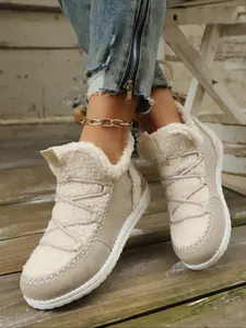 Women's Loafers Casual Soft Fuzzy Memory Foam Insoles, Lightweight Walking Shoes, Anti-Slip Women's Footwear, Comfortable Daily Wear, Winter All-Day Use