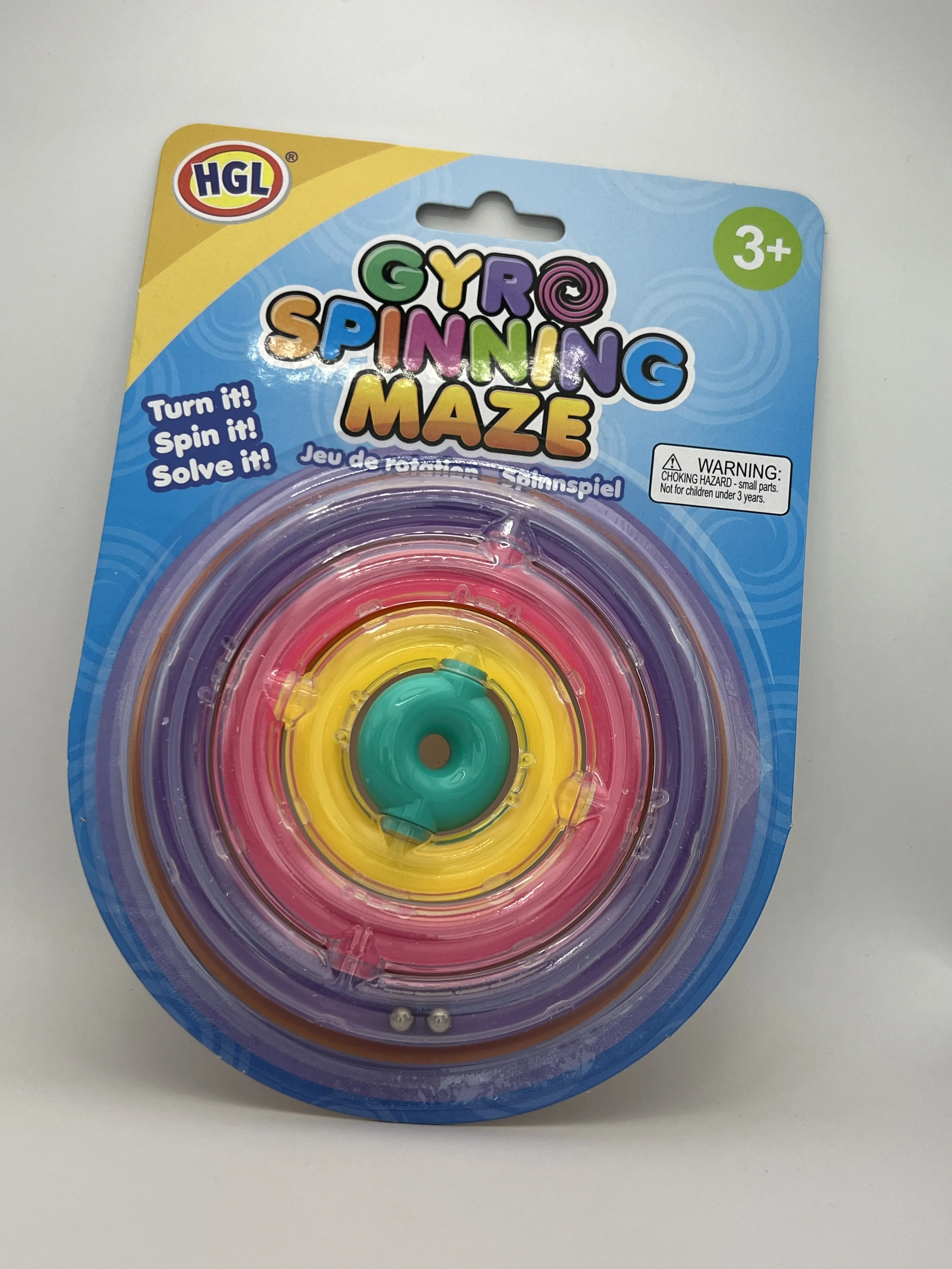 Gyro Spinning Maze - Brain Boosting Fidget Toy - Stress Relief & Focus for All Ages - Ages 3+