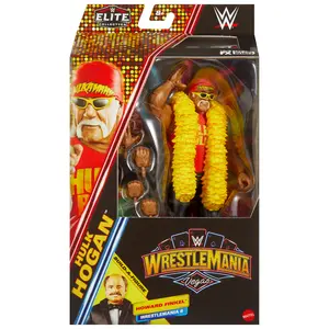 Hulk Hogan (Yellow Boa) - WWE Elite WrestleMania 41 Mattel WWE Toy Wrestling Action Figure