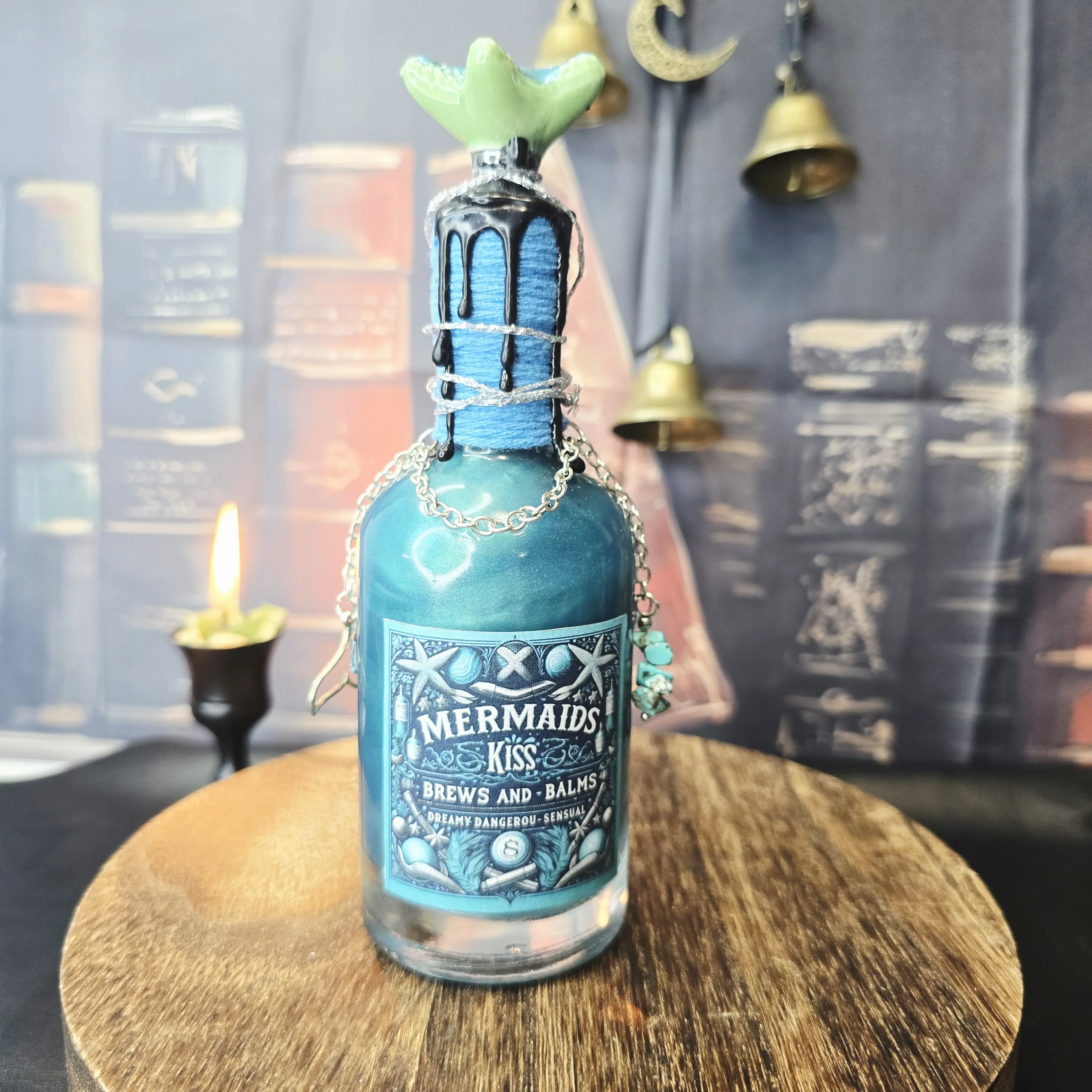 Mermaids Kiss Color Changing Decorative Potion Bottle Prop