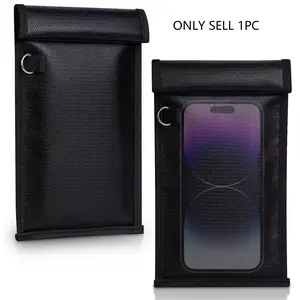 Faraday Privacy Bag, Emp and RFID Blocking, Anti-Tacking, Fireproof Key Protection, Phone, Radio, Car Keys, Security Storage