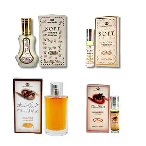 Al Rehab 4 pes Set Soft, Choco Musk EDP 50ML & Al Rehab Soft, Choco Musk Roll On 10ML