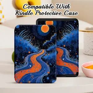 1 Pcs double-sided painted Kindle case Compatible with Kindle 10th Gen 2019, Kindle Paperwhite 12th Gen (2024),Full-coverage protection, lightweight and portable,Select birthday, wedding, graduation, and holiday gifts