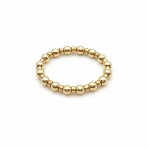 3mm Waterproof Stretch Ring Color Crush Newport GOLDEN & Gold Filled