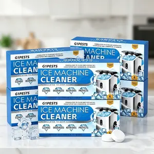 Universal lce Machine Cleaner Tablets 6-Pack, Nickel-Safe Descaling Solution for All lce Makers, PowerfulScale Remover for Countertop lce Maker & Nugget lce Maker, Universal lce Machine Cleaner to ExtendMachine Life & Keep lce Fresh & Clean