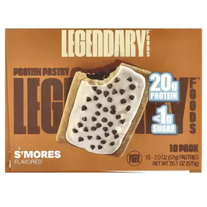 Legendary Foods Protein Pastry, S'mores, 10 Pack, 2 oz (57 g) Each