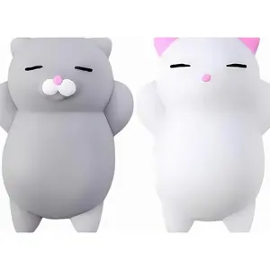 Nutty Toys Squishy Cat Set - 2" Soft Silicone Kawaii Kitties, Top Stress Relief Toy 2026, Unique Kids & Adults Egg Filler Gift Idea, Best Teenage Girl, Teen Boy & Tween Easter Basket Stuffers Present