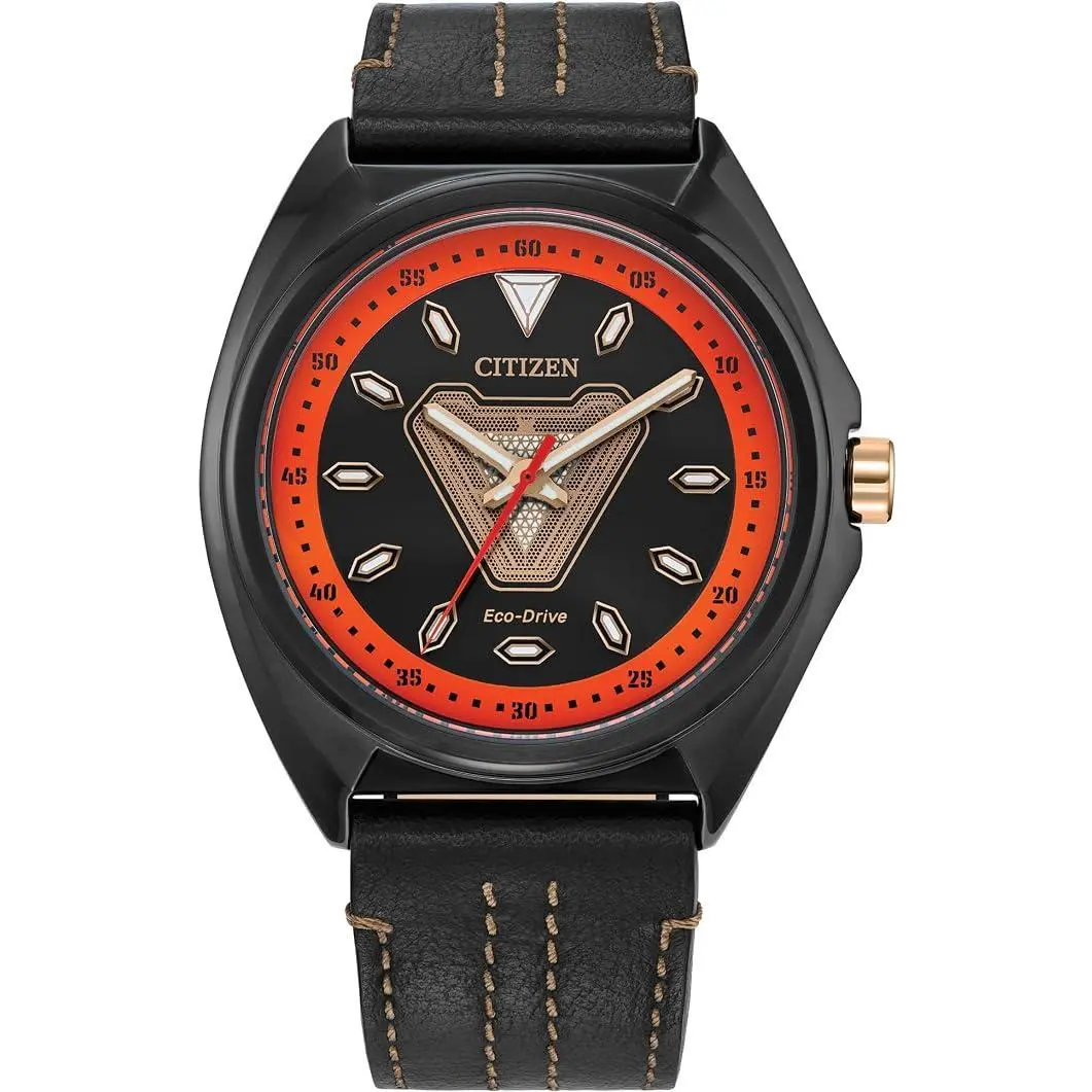 Citizen Tony Stark 63 Eco-Drive Black Dial Mens Watch AW2075-05W
