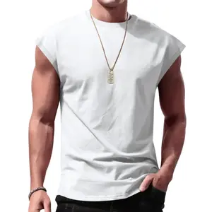 Mens Sleeveless Muscle Tank Top Loose Fit Black Summer Tank Casual Athletic Tank Top Breathable Comfortable Wide Cut Gym Workout Tank Daily Wear Street Style Essential Top