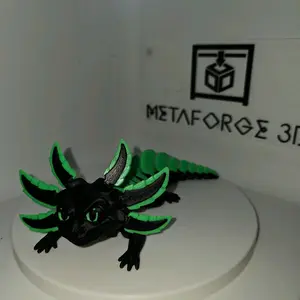 Articulated Axolotl Evil - Classic & Novelty Toy Figure