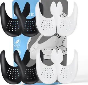 4 Pairs Creases Protector for Shoe Sneakers:Af1S,Dunks and More, anti Creases Protector for Men'S 7.5-13 Women 5-8.5 YOLOPARK